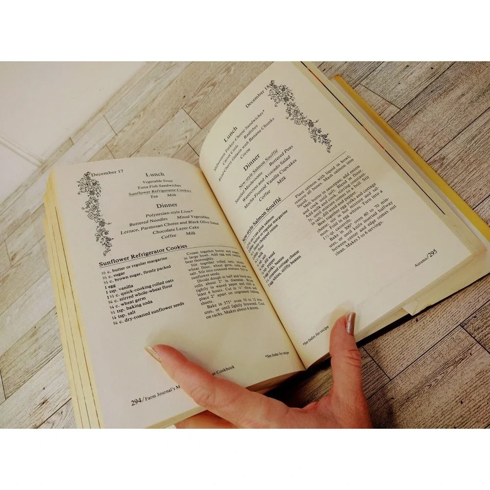 Farm Journal's Meal and Menu Planner Cookbook‎ 1980 Elise Manning Vintage HCDJ